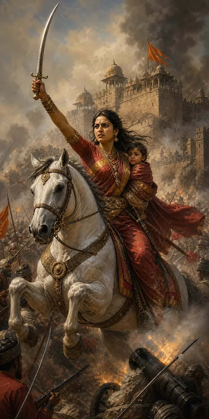 Rani of Jhansi's last stand